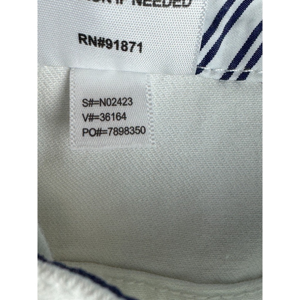 Norm Thompson Women's White Straight Leg Pants Sz 20W New Hidden‎ Elastic Waist - Picture 8 of 9